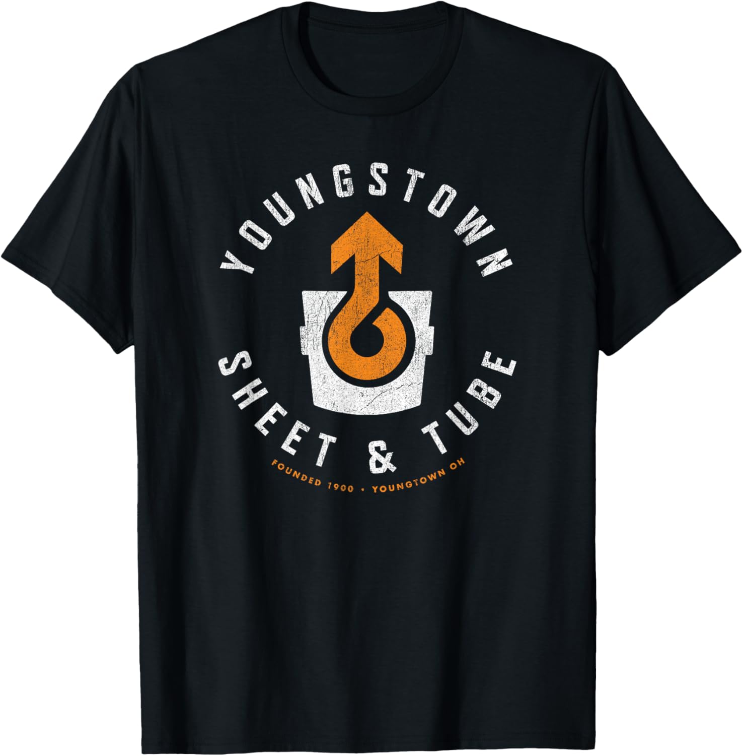 Hometown Pride - Youngstown Sheet and Tube Vintage T-Shirt - T-Shirt | Black
