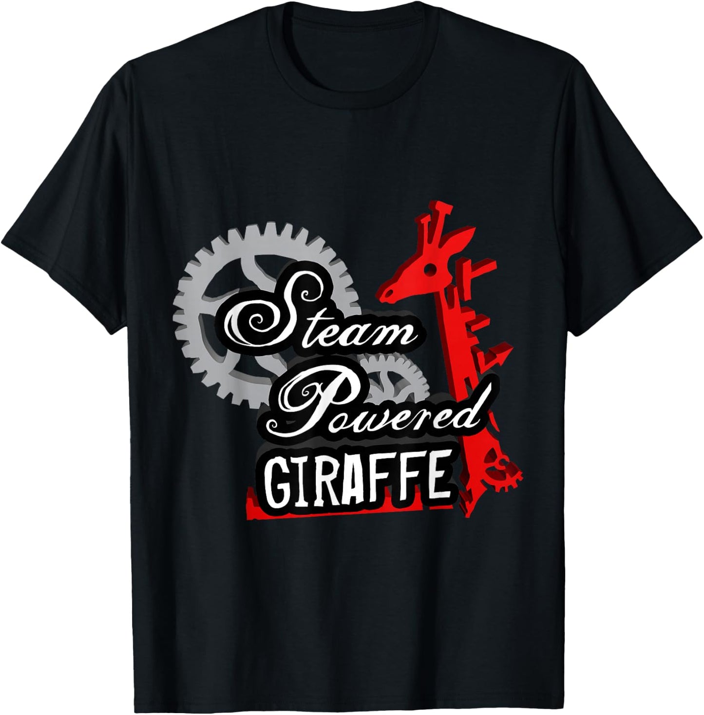 Steam Powered Giraffe Logo T-Shirt - T-Shirt | Black