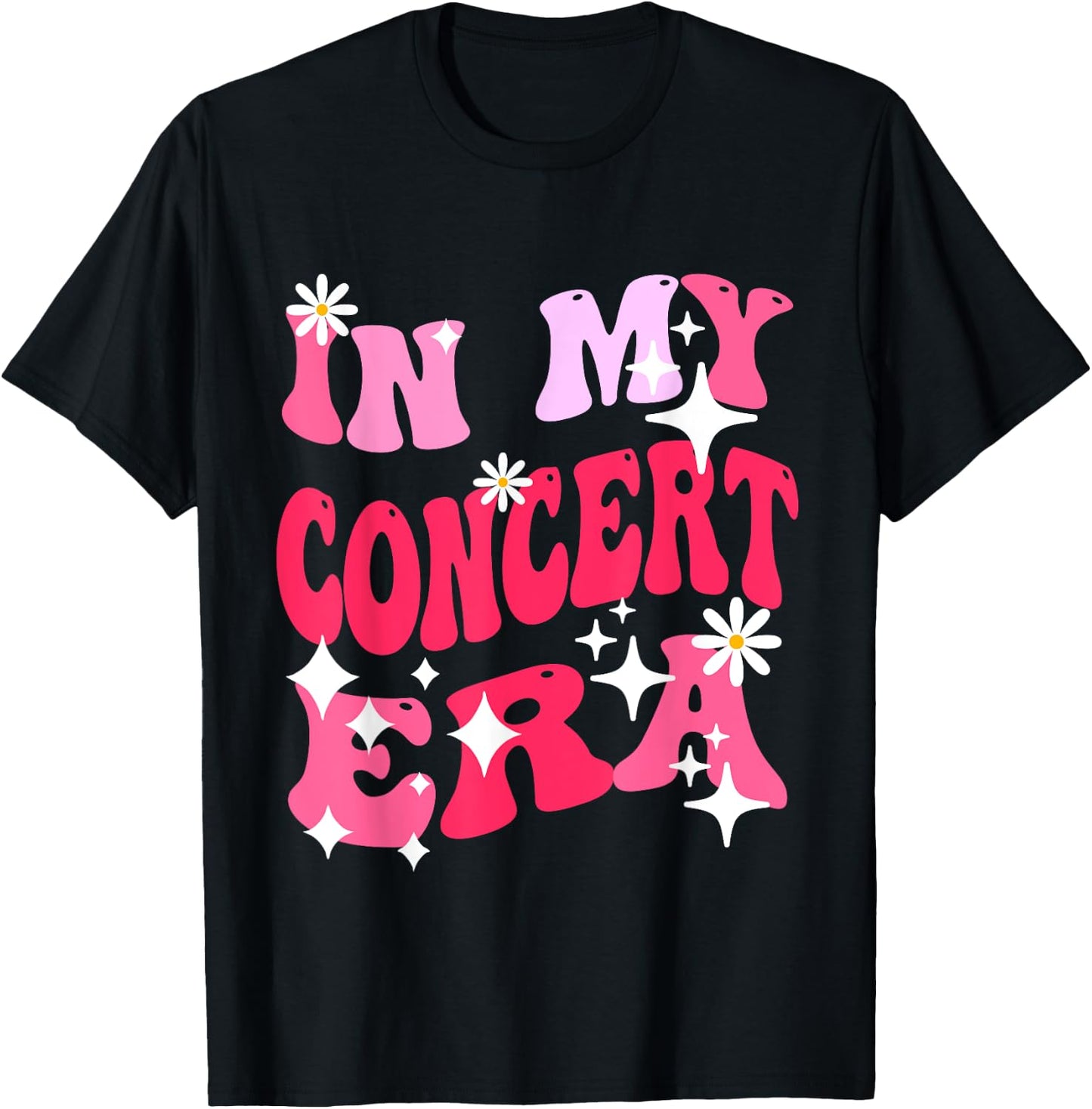 In My Concert Era Breast Cancer Awareness Music Concert 2023 T-Shirt - T-Shirt | Black