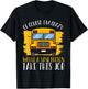 Hilarious Schoolbus Driver Saying - School Bus Driver Joke T-Shirt - T-Shirt | Black