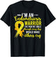 I'm An Endometriosis Warrior Endo Awareness Month T-Shirt - T-Shirt | Black