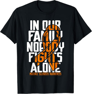 Multiple Sclerosis MS Support Multiple Sclerosis Awareness T-Shirt - T-Shirt | Black