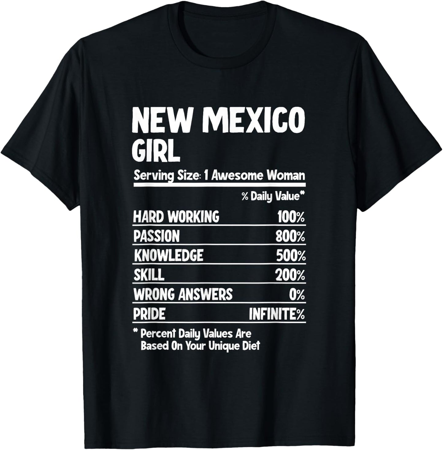New Mexico Girl T-Shirt - T-Shirt | Black