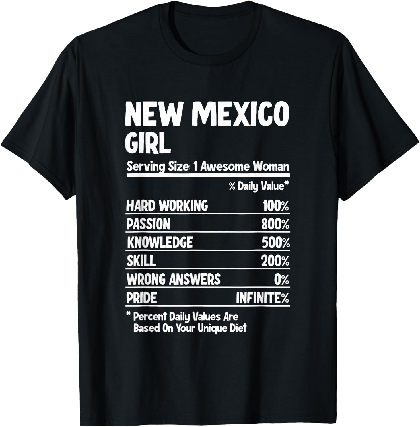 New Mexico Girl T-Shirt - T-Shirt | Black