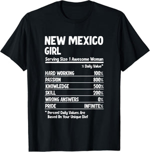 New Mexico Girl T-Shirt - T-Shirt | Black
