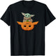 Star Wars: The Mandalorian Halloween Grogu Cute Pumpkin T-Shirt - T-Shirt | Black
