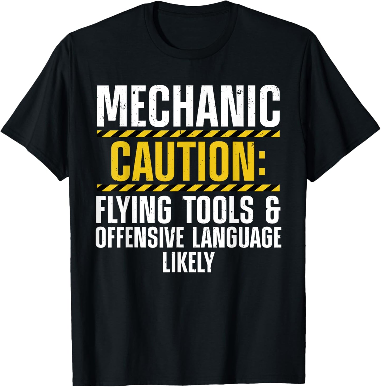 Funny Mechanic Art Drag Racing Garage Guy Enthusiast T-Shirt - T-Shirt | Black