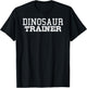 Dinosaur Trainer Mom Dad Lazy Costume T-Shirt - T-Shirt | Black