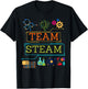 Team STEAM Science Teacher Kids STEM T-Shirt - T-Shirt | Black