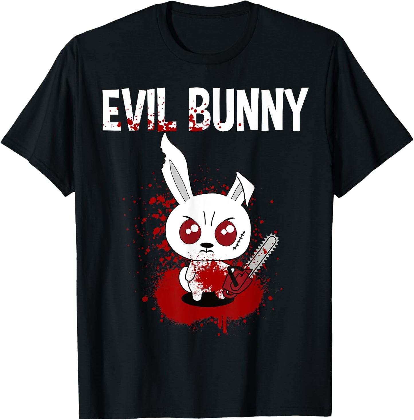 Funny - Evil Bunny T-Shirt - T-Shirt | Black