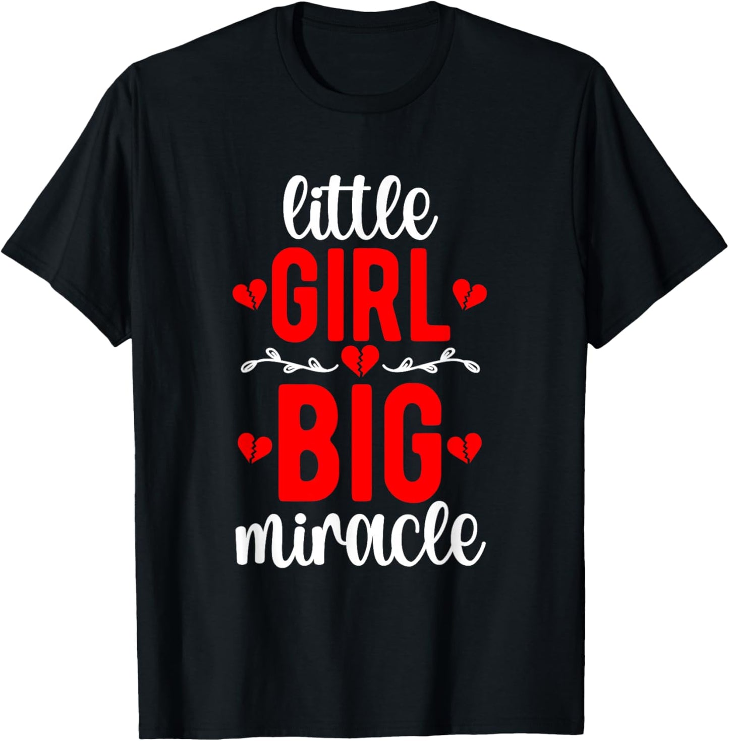 Little Girl CHD Warrior Congenital Heart Disease T-Shirt - T-Shirt | Black