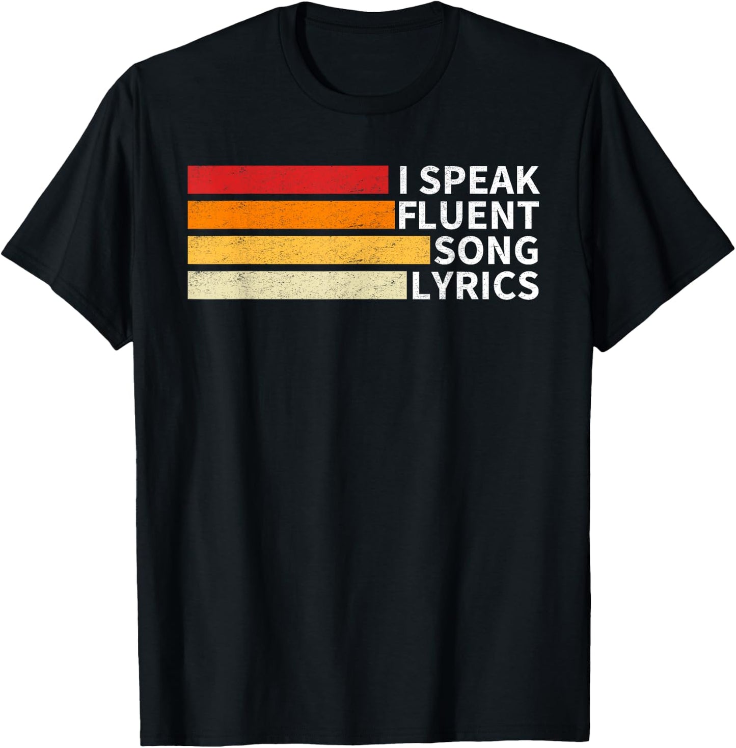 I Speak Fluent Song Lyrics Songwriter Composer Funny Quote T-Shirt - T-Shirt | Black