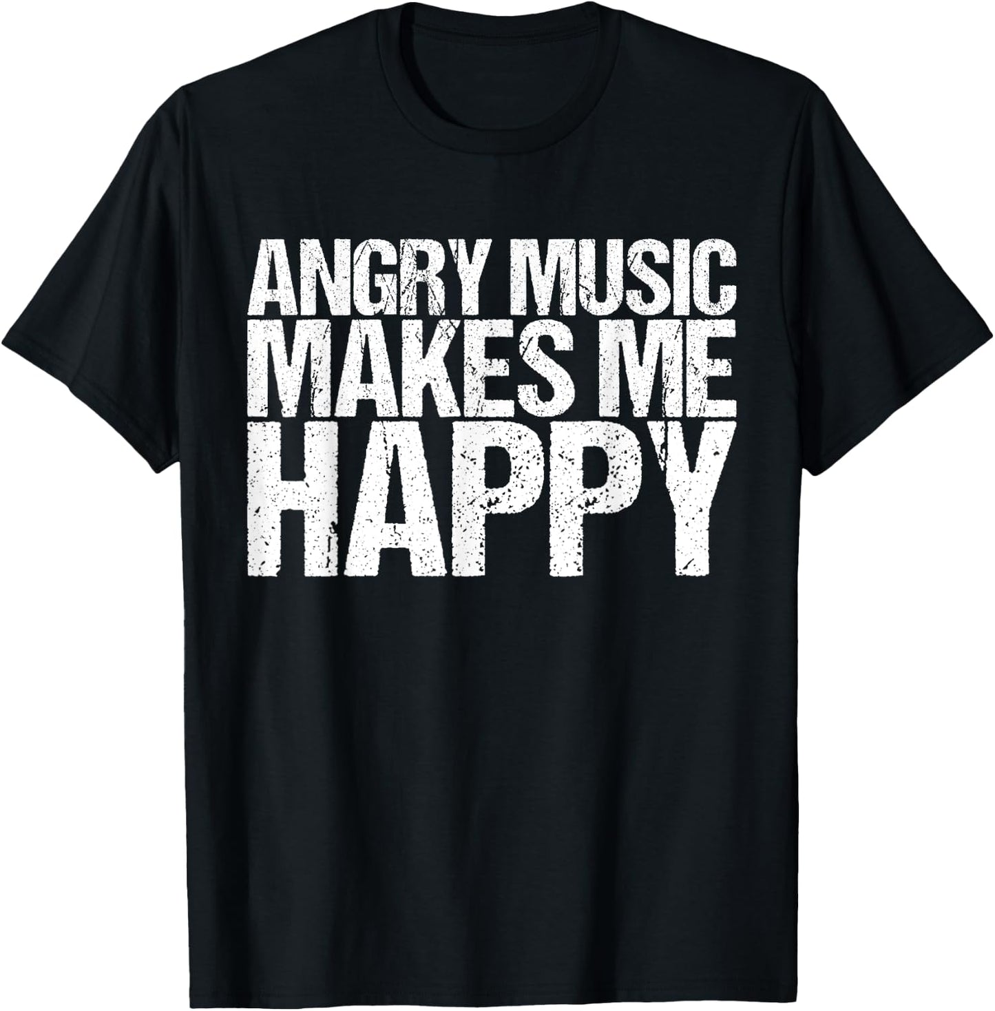 Funny Rockn Roll Saying for a Hard Rock Music Fan T-Shirt - T-Shirt | Black