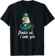 Funny Patriotic Saint Patrick's Day "Pinch Me, I Dare You" T-Shirt - T-Shirt | Black