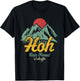 Hoh Rain Forest Olympic National Park Washington T-Shirt - T-Shirt | Black