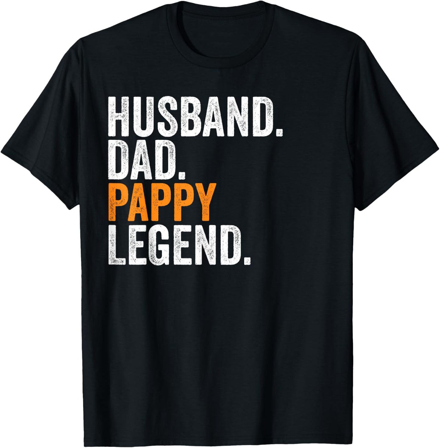 Husband Dad Pappy Legend Funny Occupation Office T-Shirt - T-Shirt | Black