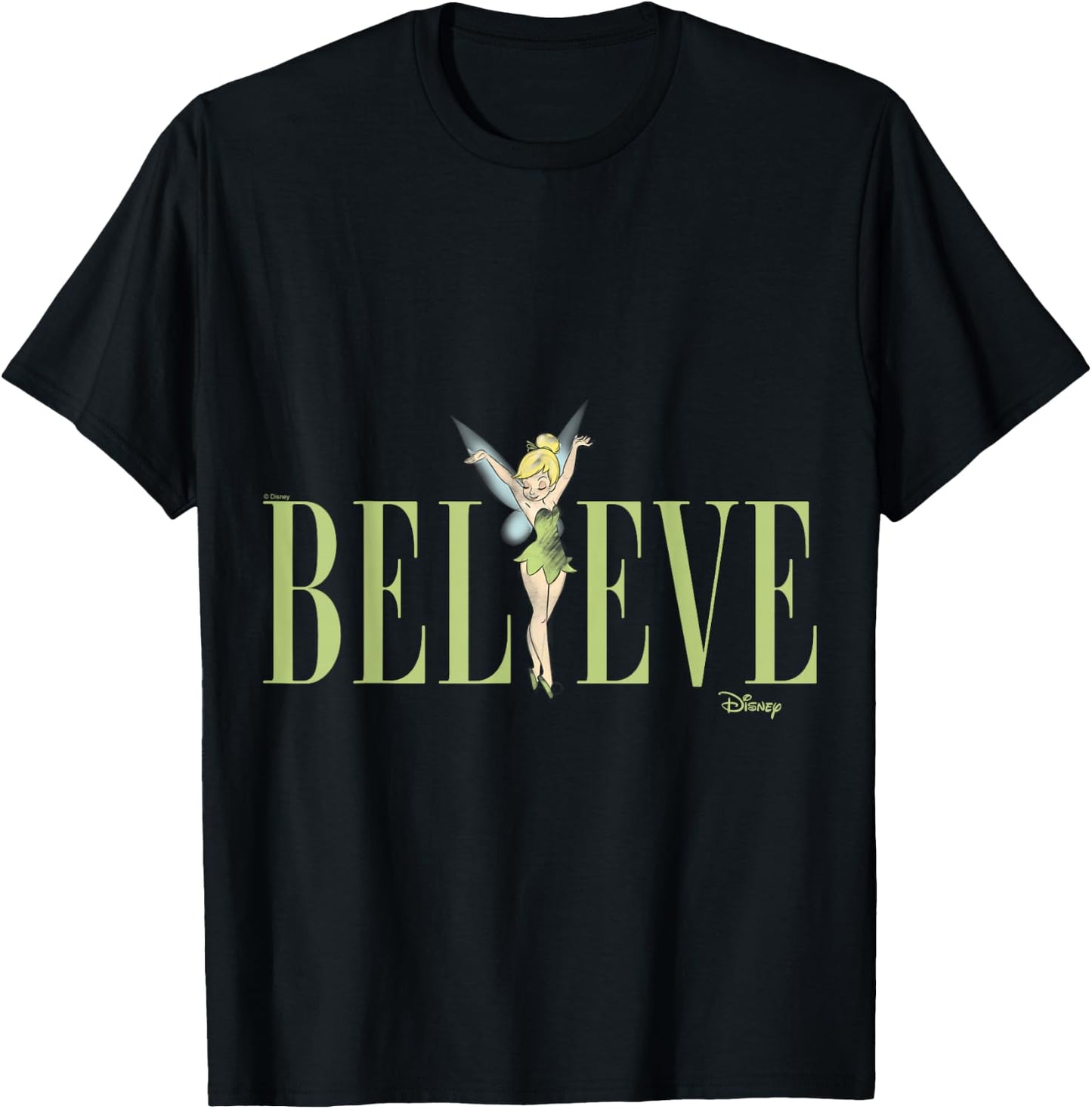Tinker Bell - Believe T-Shirt - T-Shirt | Black