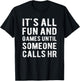HR Funny It's All Fun And Games HR Quotes Human Resources T-Shirt - T-Shirt | Black