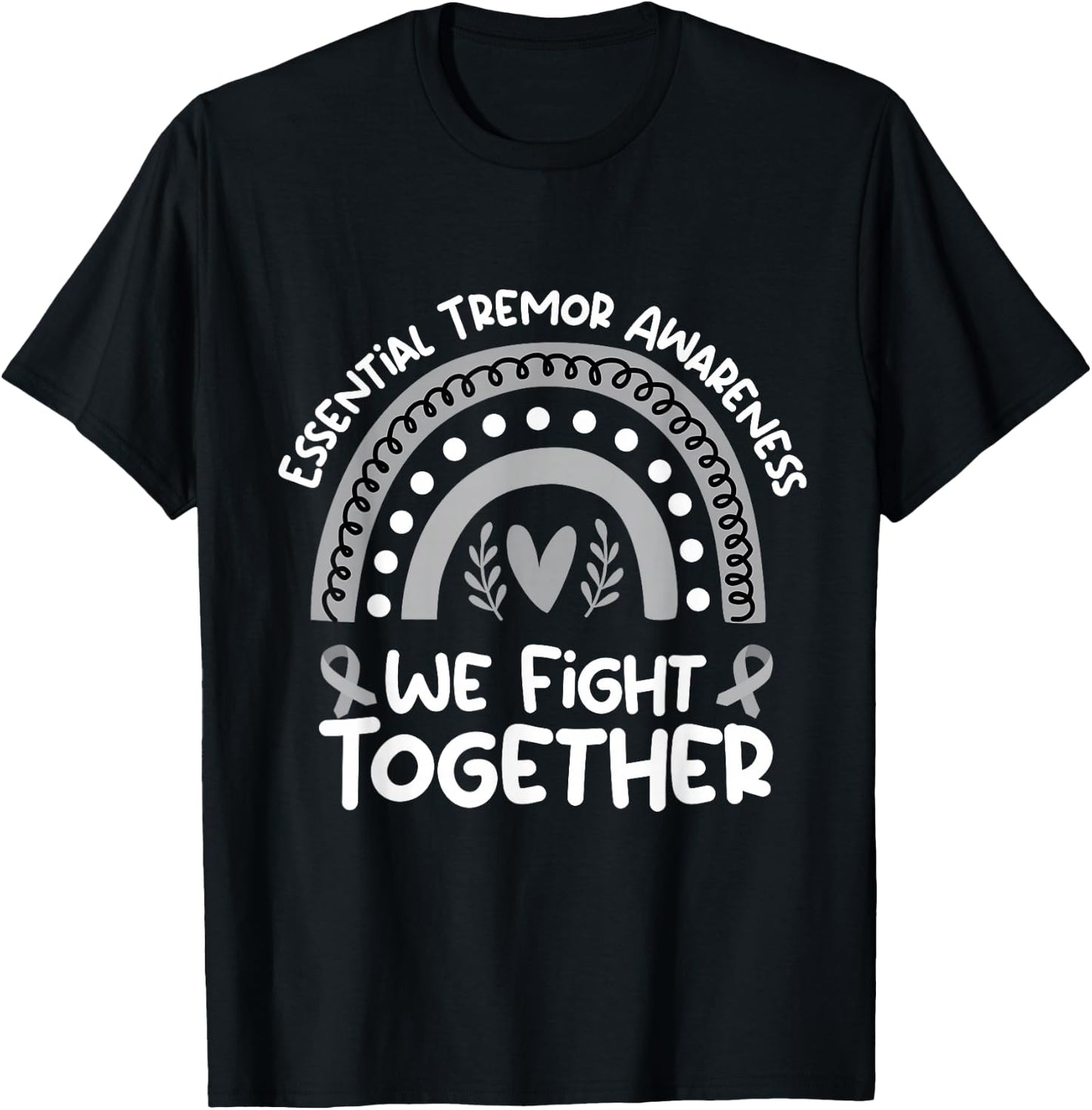 We Fight Together | Essential Tremor Awareness Month T-Shirt - T-Shirt | Black