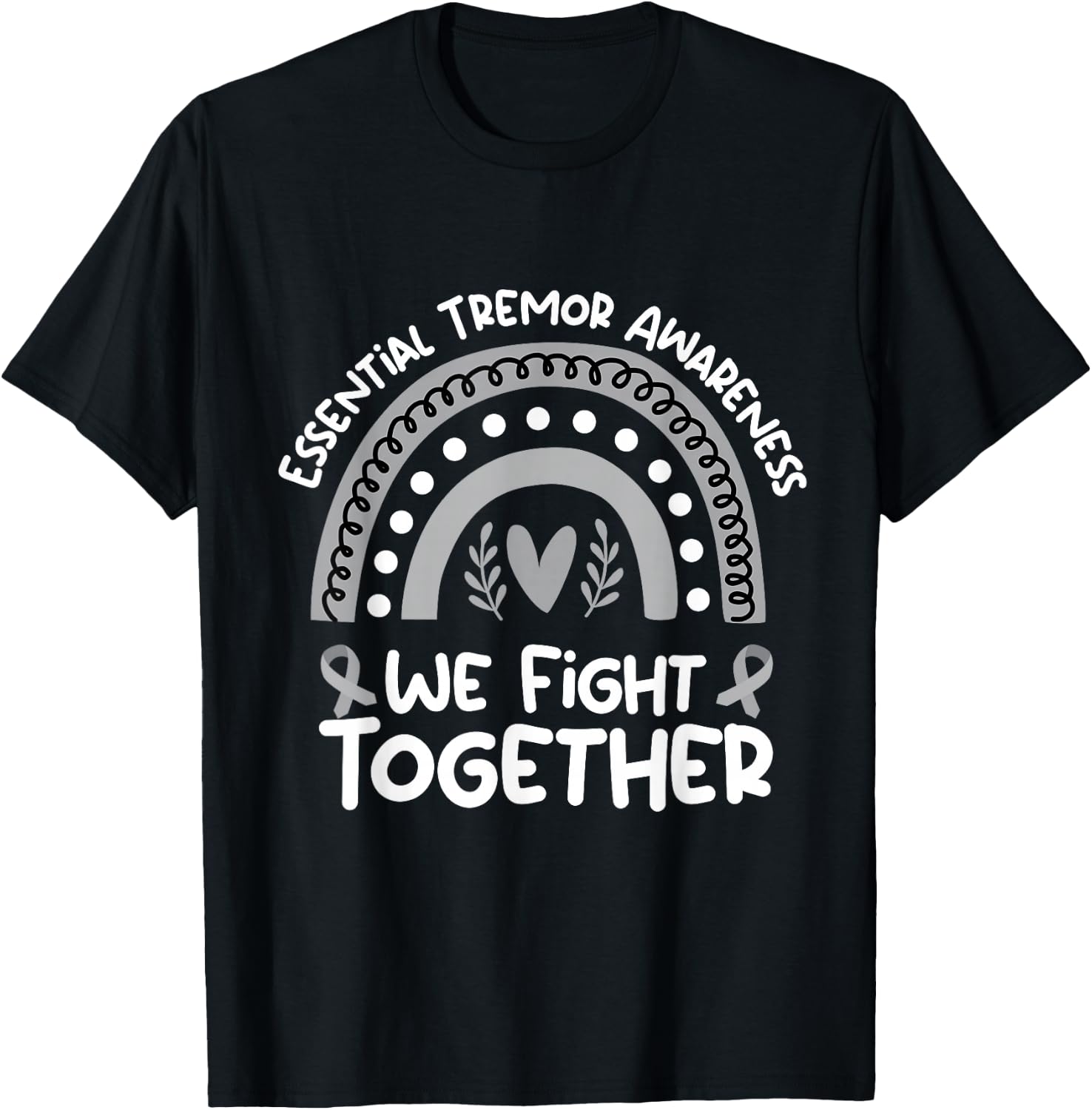 We Fight Together | Essential Tremor Awareness Month T-Shirt - T-Shirt | Black
