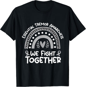 We Fight Together | Essential Tremor Awareness Month T-Shirt - T-Shirt | Black