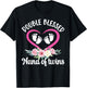 Double Blessed Nana Of Twins Twin Nana Grandma T-Shirt - T-Shirt | Black