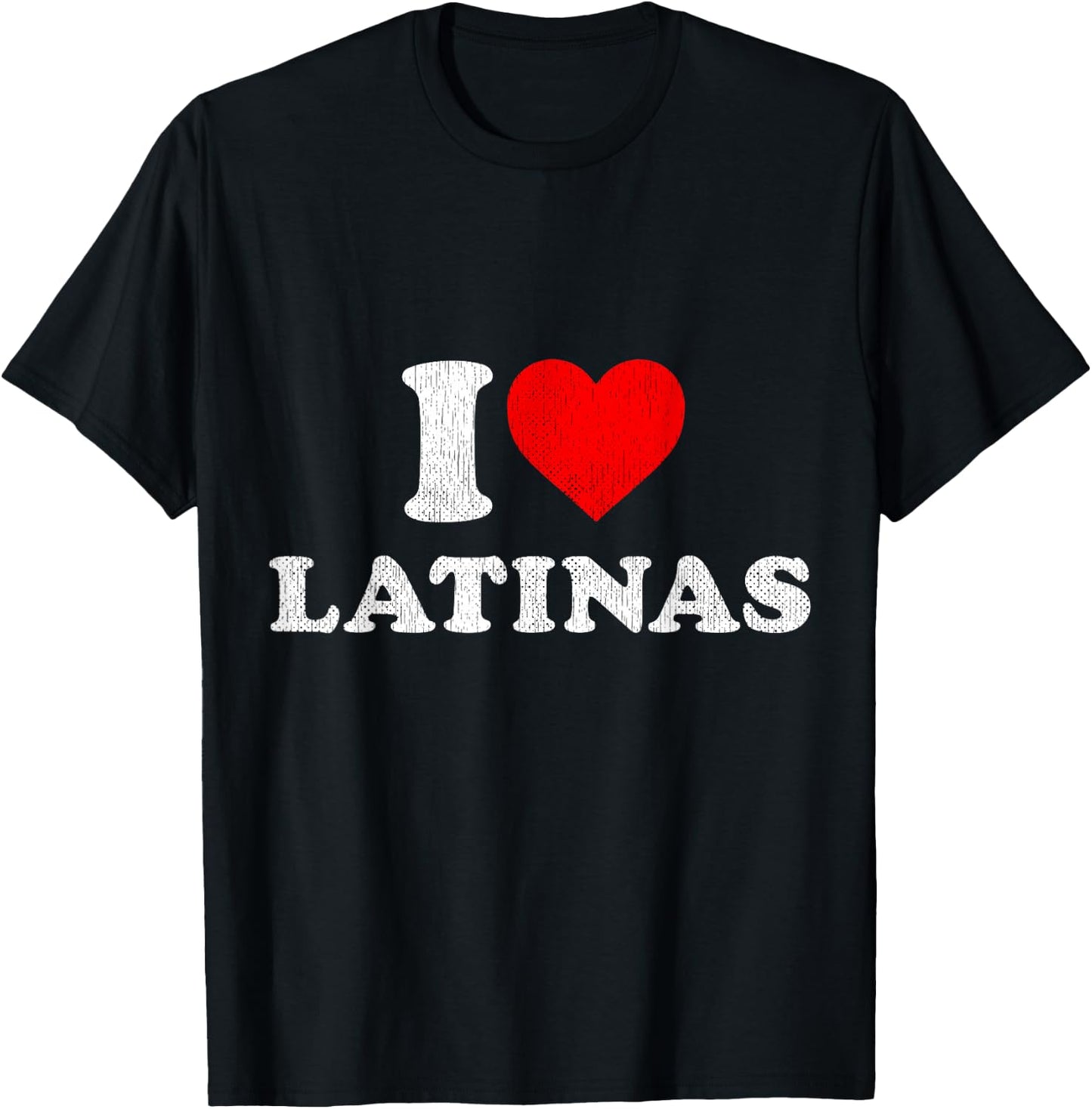 Retro I Heart Latinas Clothing I Love Latinas T-Shirt - T-Shirt | Black