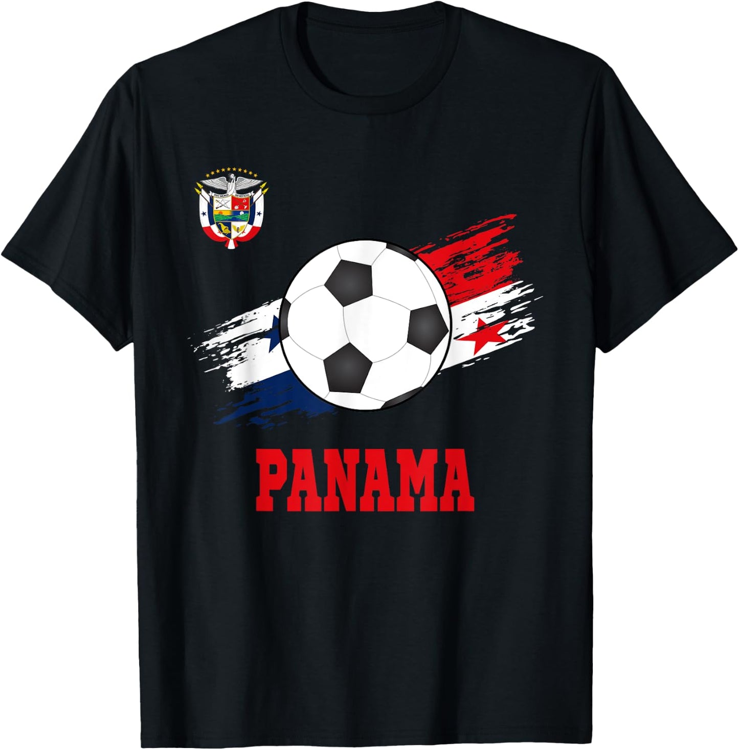 Panama Soccer Panamanian Football Panameño Futbol T-Shirt - T-Shirt | Black