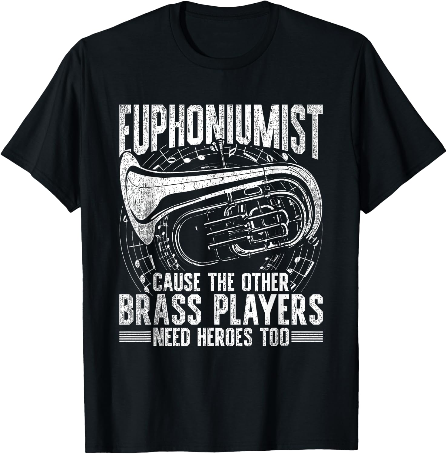 Euphoniumists Woodwind Euphonium Euphoniumist - -Adults, Black, Short Sleeve, Small T-Shirt - T-Shirt | Black
