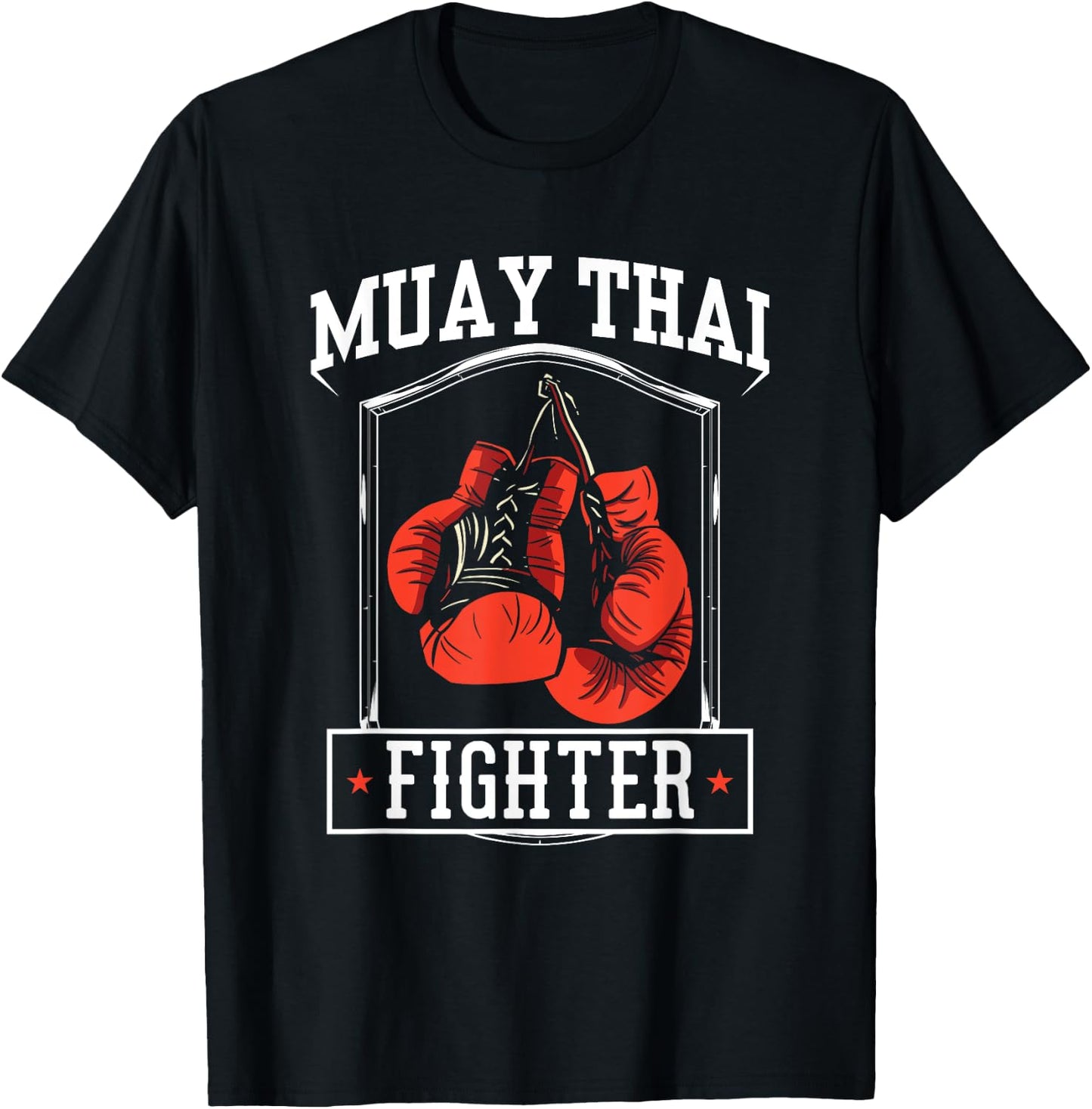 Muay Thai Fighter Hobby Boxing Martial Arts T-Shirt - T-Shirt | Black