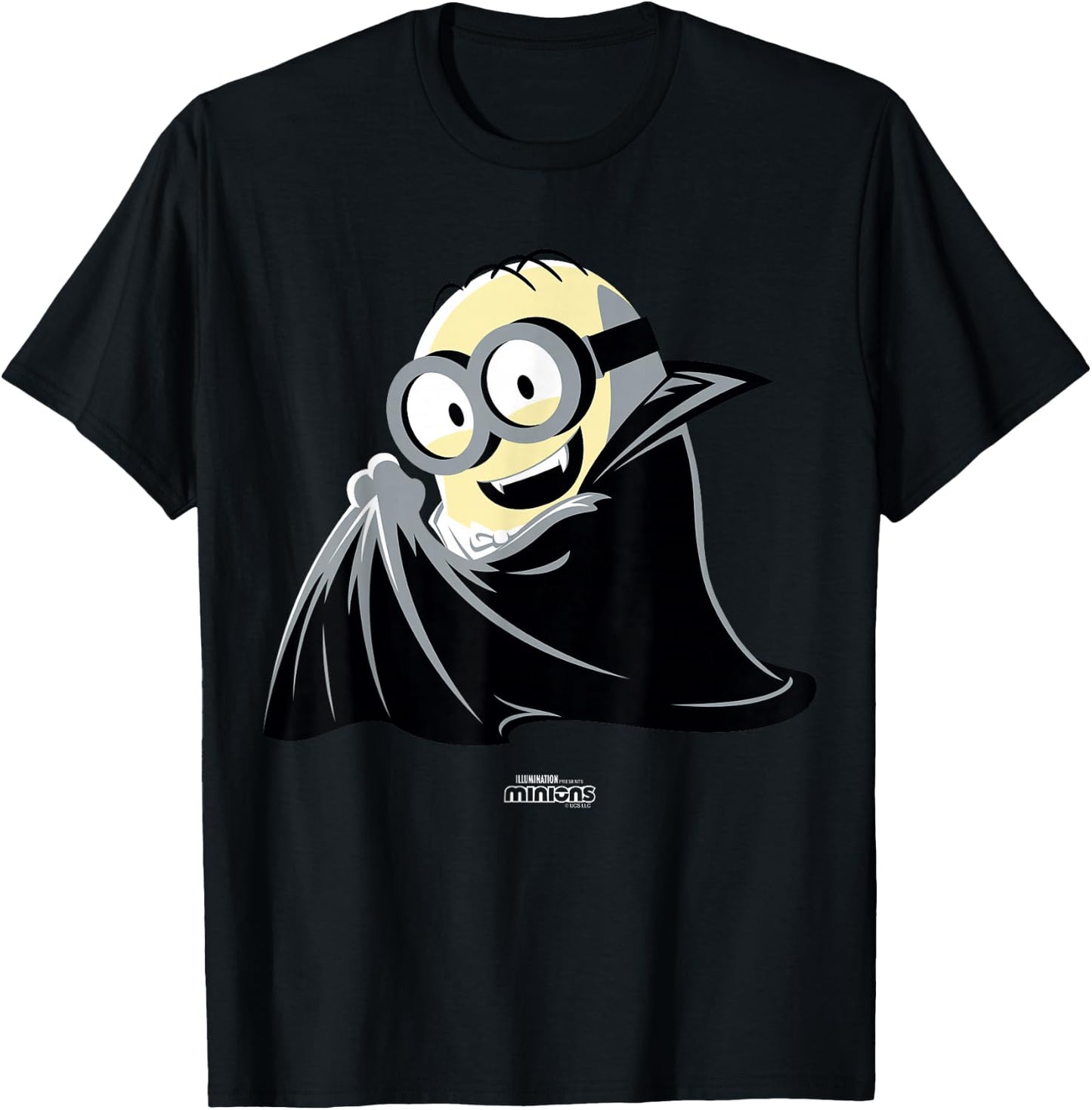 Minions Monsters Dave'acula Halloween T-Shirt - T-Shirt | Black