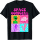 Space Cowgirl Alien Bachelorette Party Girls Rodeo Aesthetic T-Shirt - T-Shirt | Black