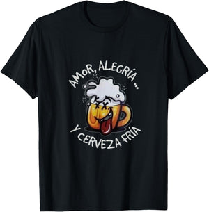 Love, Joy and Cold Beer, Summer 2023 T-Shirt - T-Shirt | Black