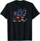 Ill Philadelphia Philly American Flag Grunge Liberty Bell T-Shirt - T-Shirt | Black