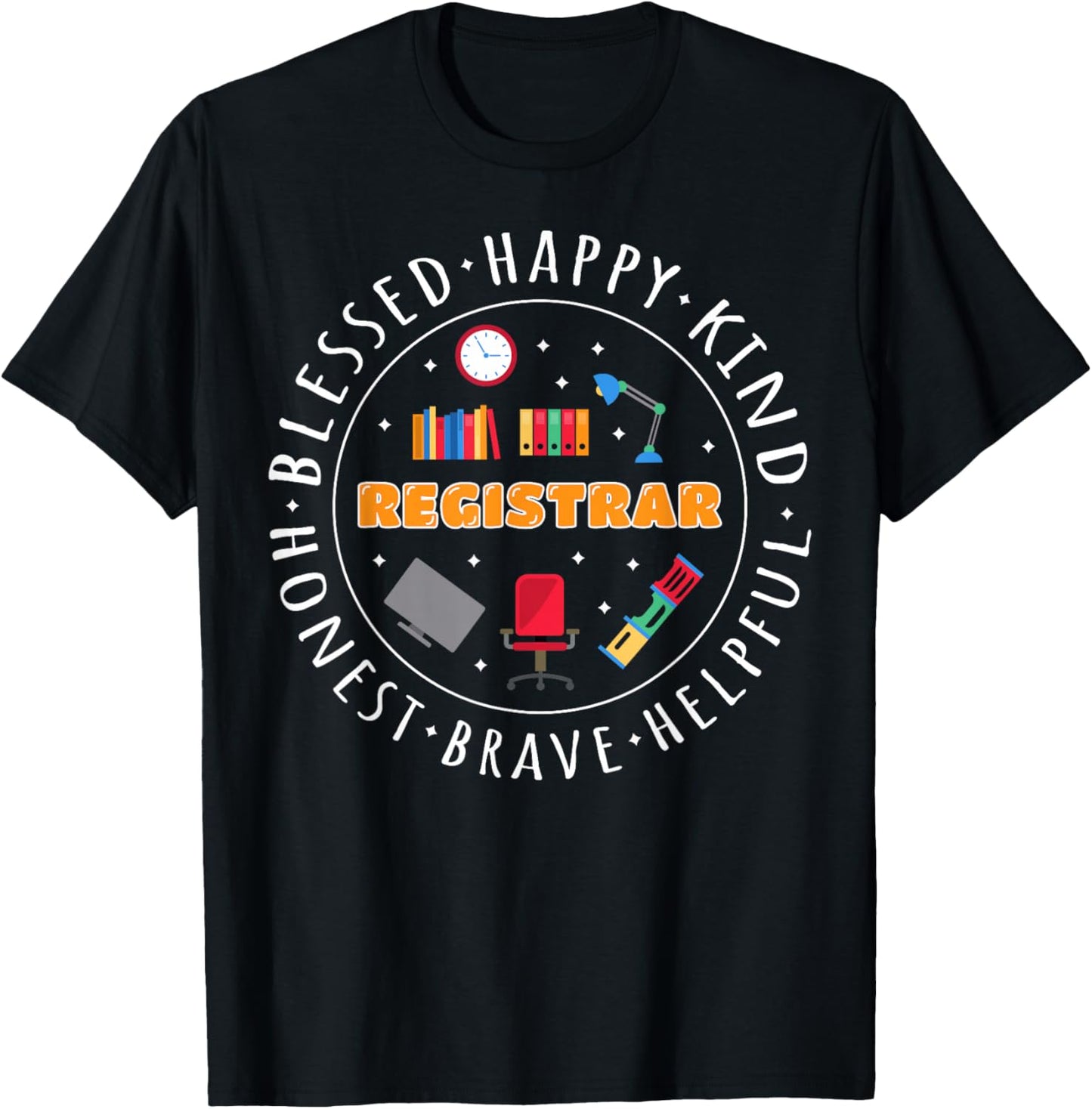 Registrar T-Shirt - T-Shirt | Black