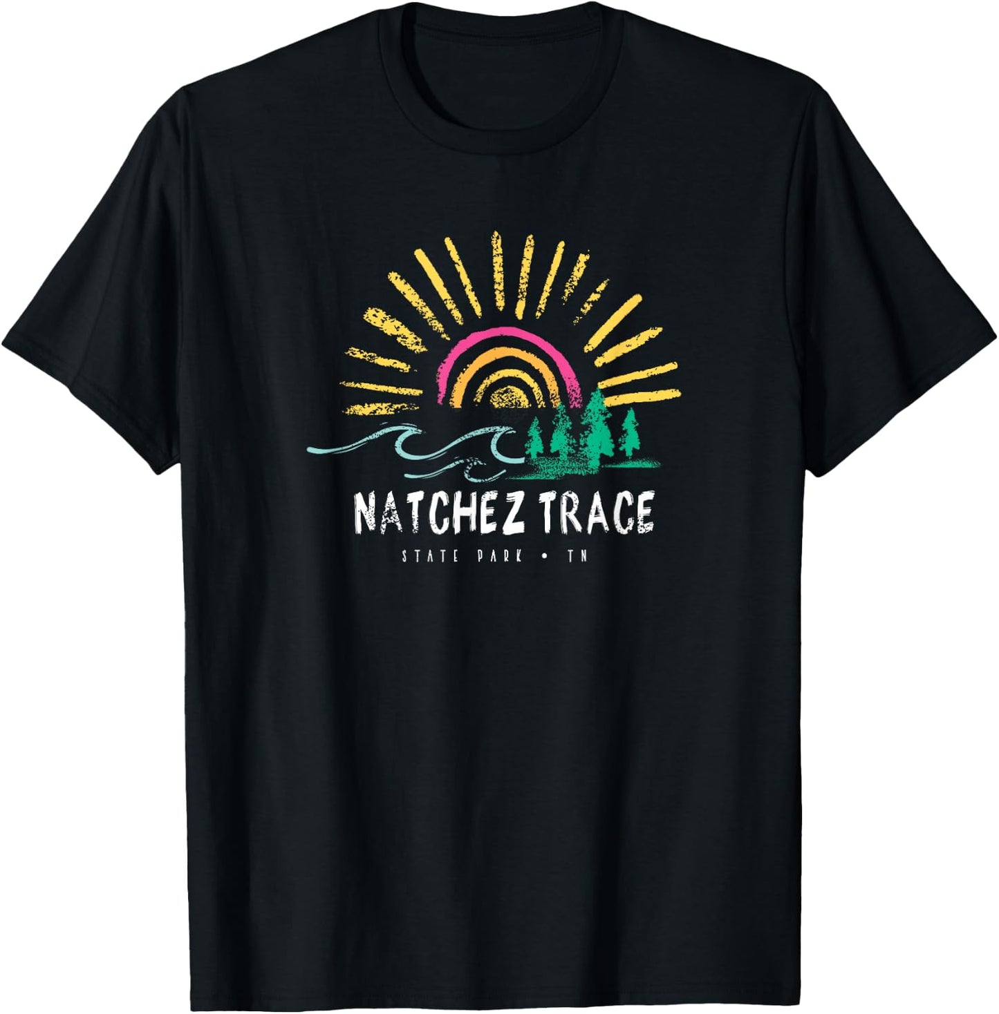 Natchez Trace State Park Sunshine T-Shirt - T-Shirt | Black