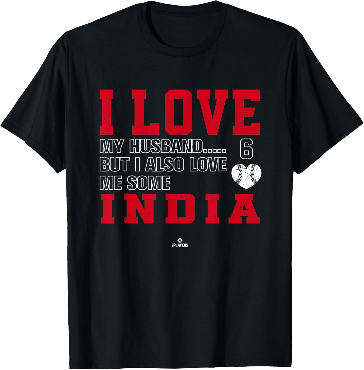 Love Me Some India Jonathan India Cincinnati MLBPA T-Shirt - T-Shirt | Black