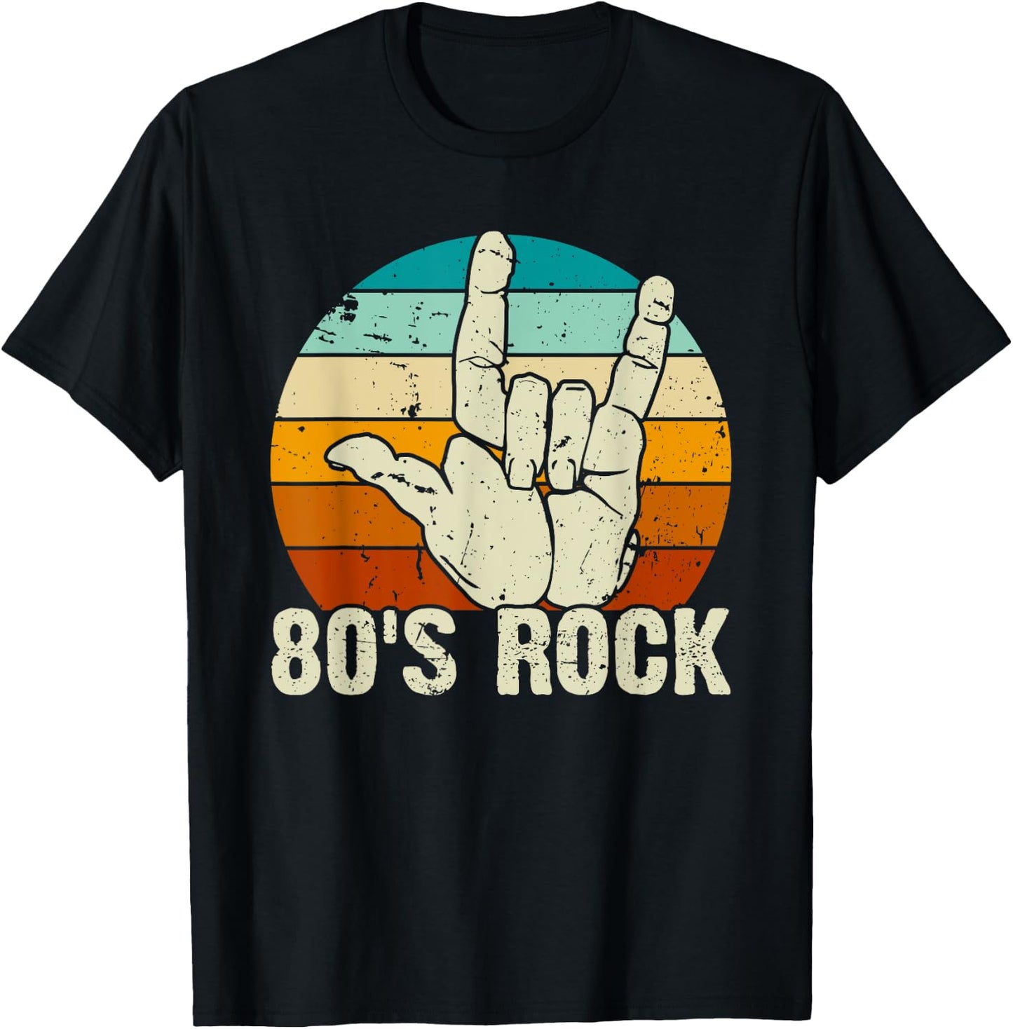Vintage Retro 80's Rock Band T-Shirt - T-Shirt | Black