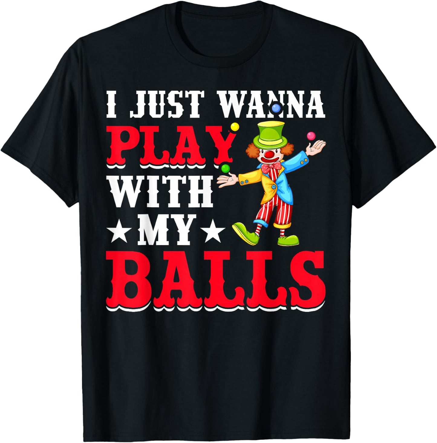 Jugglers Costume Funny Circus Stuff Juggling Balls Juggling T-Shirt - T-Shirt | Black