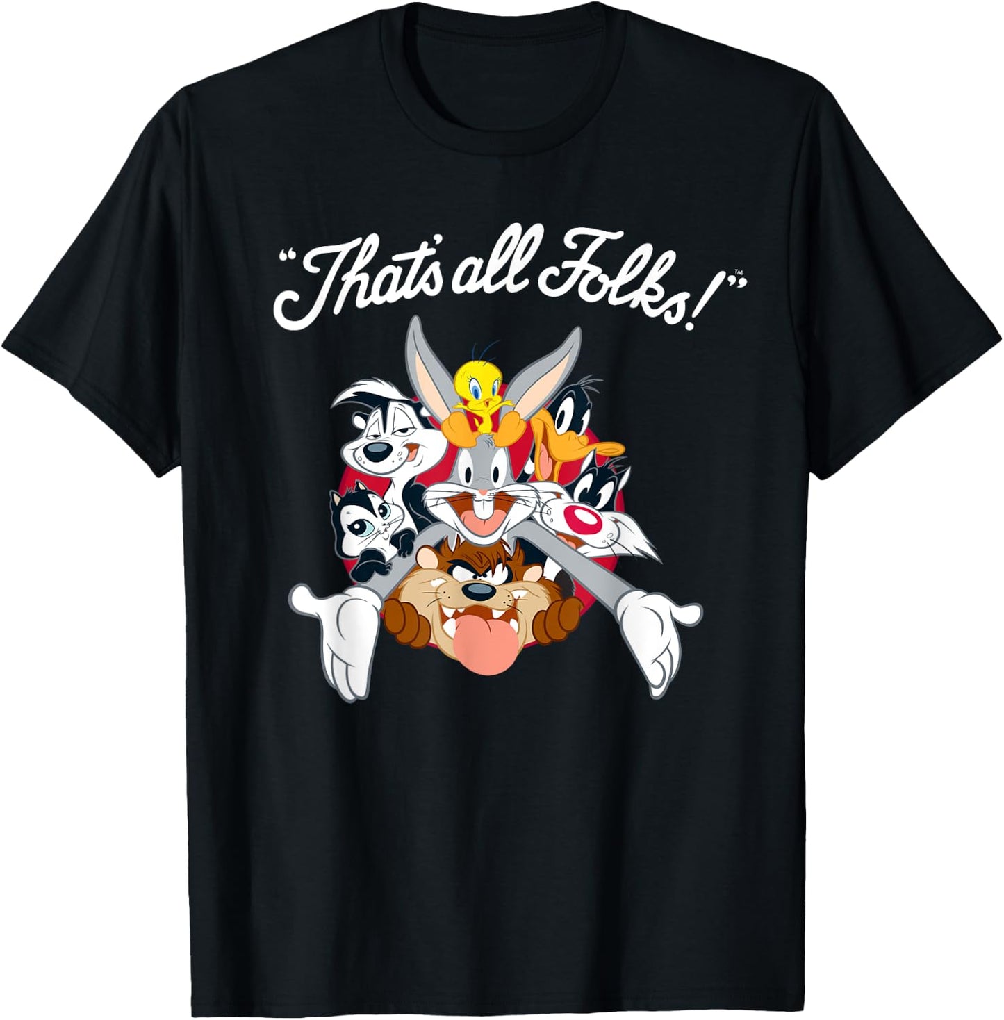 All Stars That's All Folks T-Shirt - T-Shirt | Black