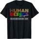 Human Beings Colors May Vary Equality Diversity Pride T-Shirt - T-Shirt | Black