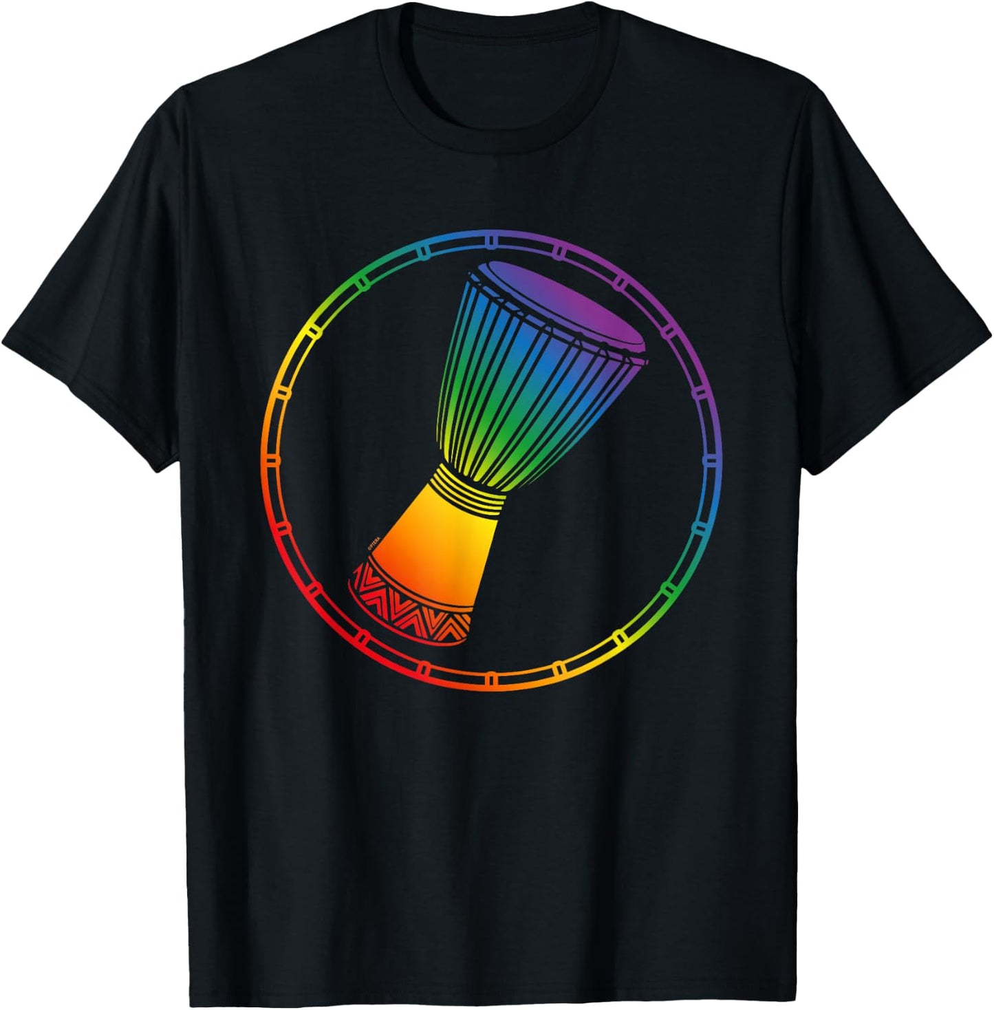 Cool Djembe Drums or African Drums Image for Djembe Drummer T-Shirt - T-Shirt | Black