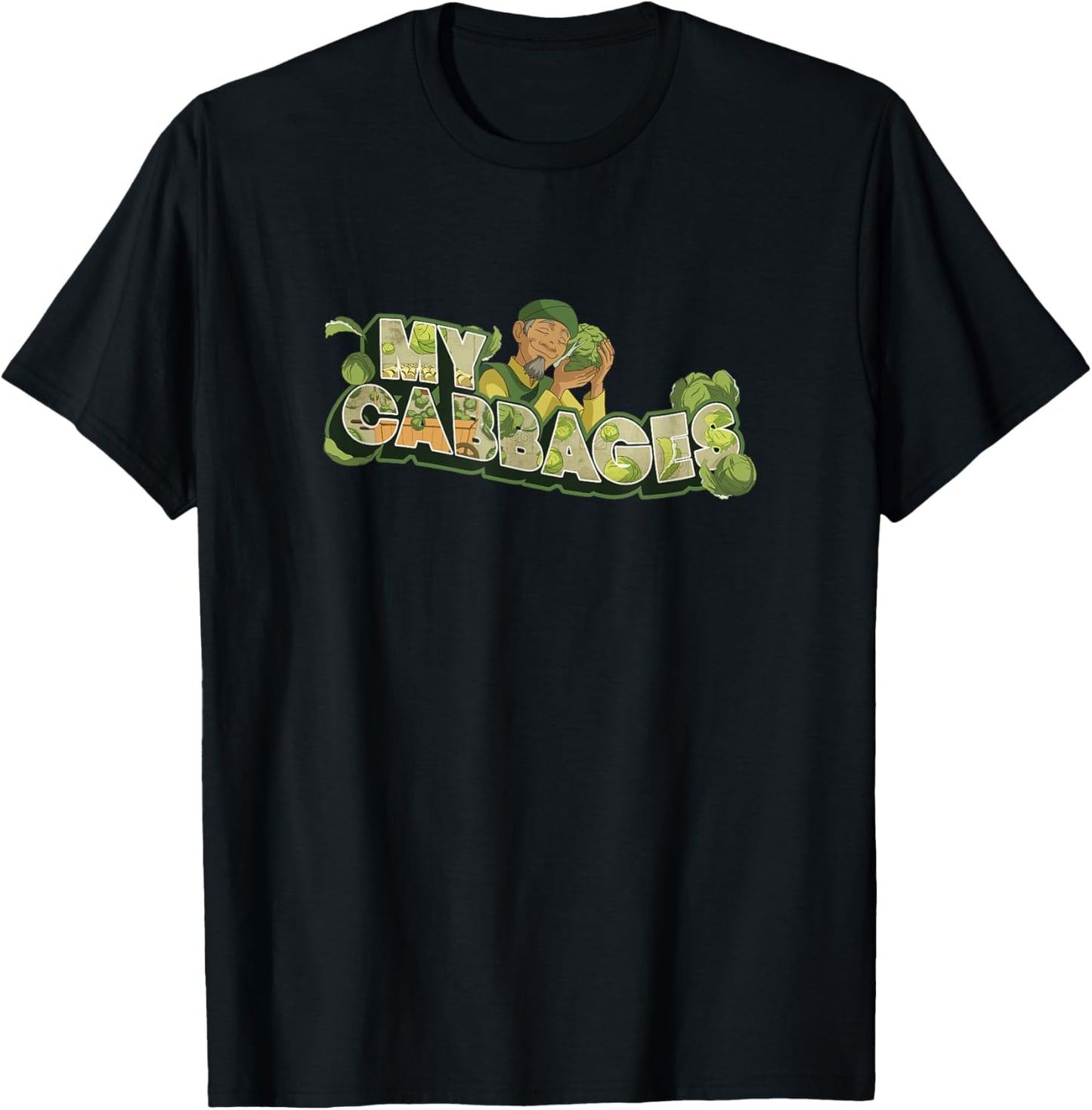 Avatar: The Last Airbender Cabbage Merchant My Cabbages T-Shirt - T-Shirt | Black