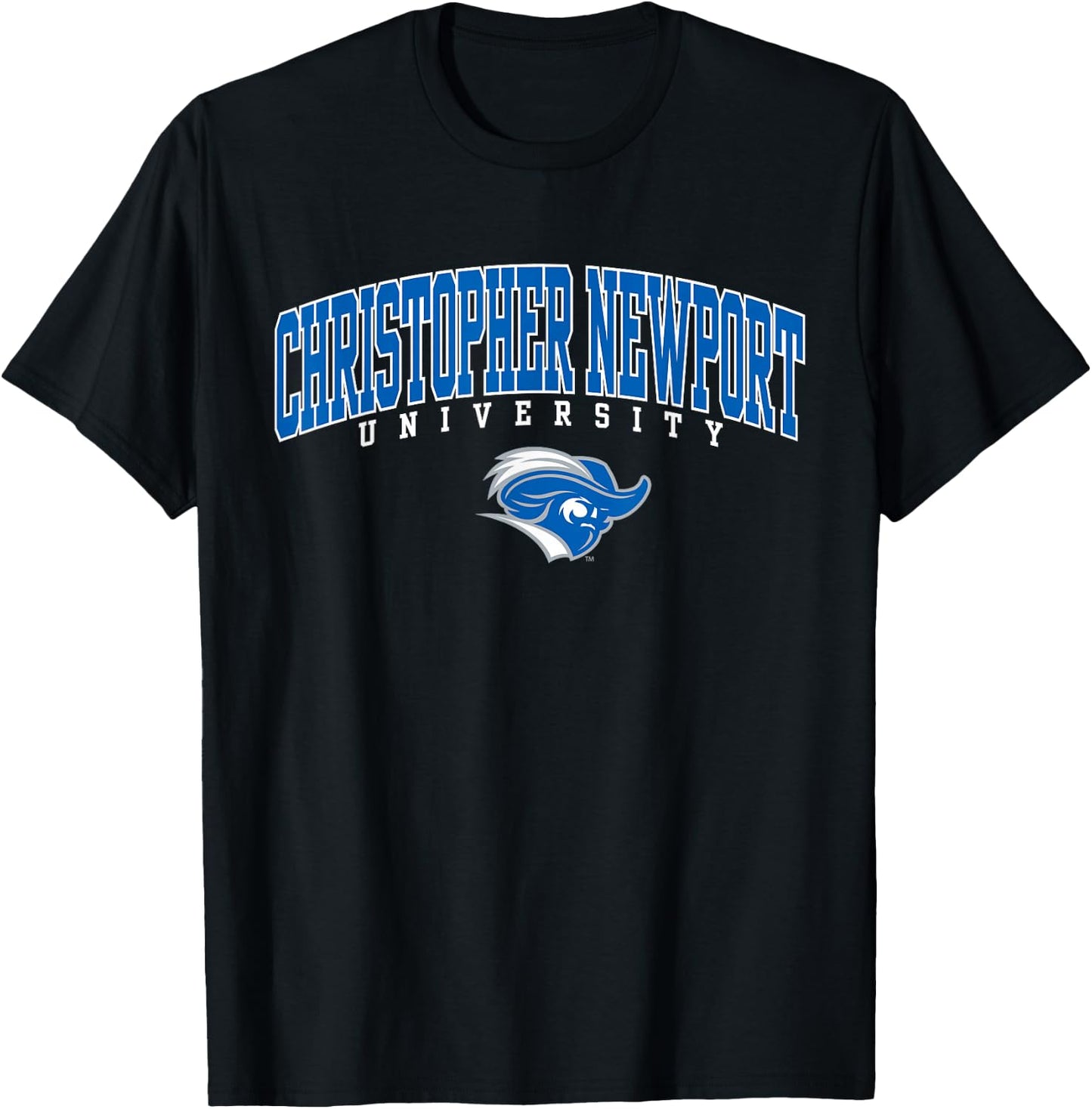 Christopher Newport Captains | Official NCAA | NCAFCNU02 T-Shirt - T-Shirt | Black