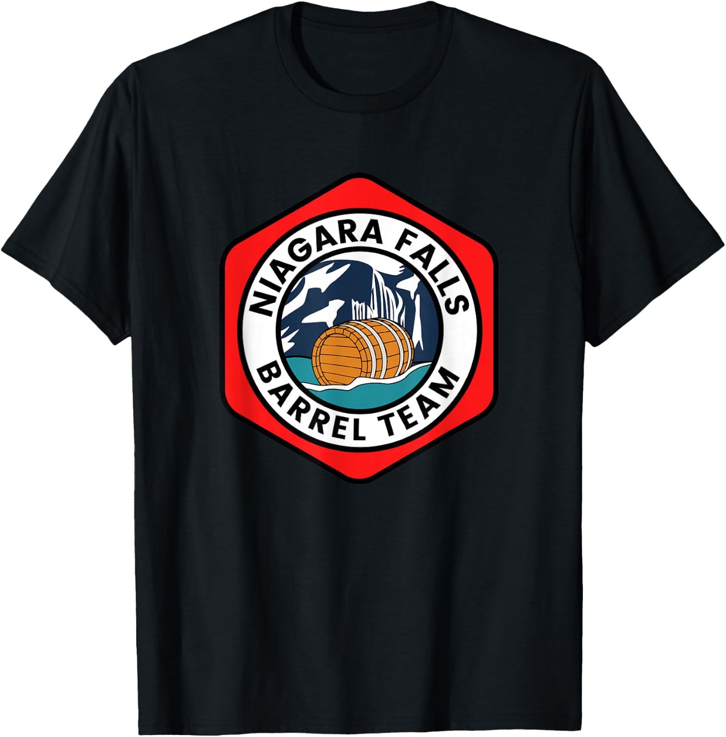 Niagara Falls Barrel Team T-Shirt - T-Shirt | Black