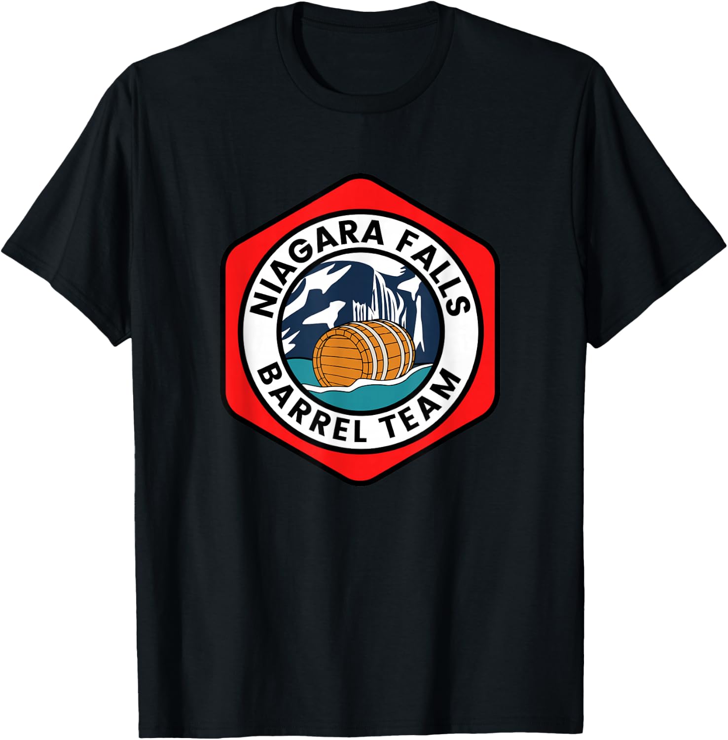 Niagara Falls Barrel Team T-Shirt - T-Shirt | Black