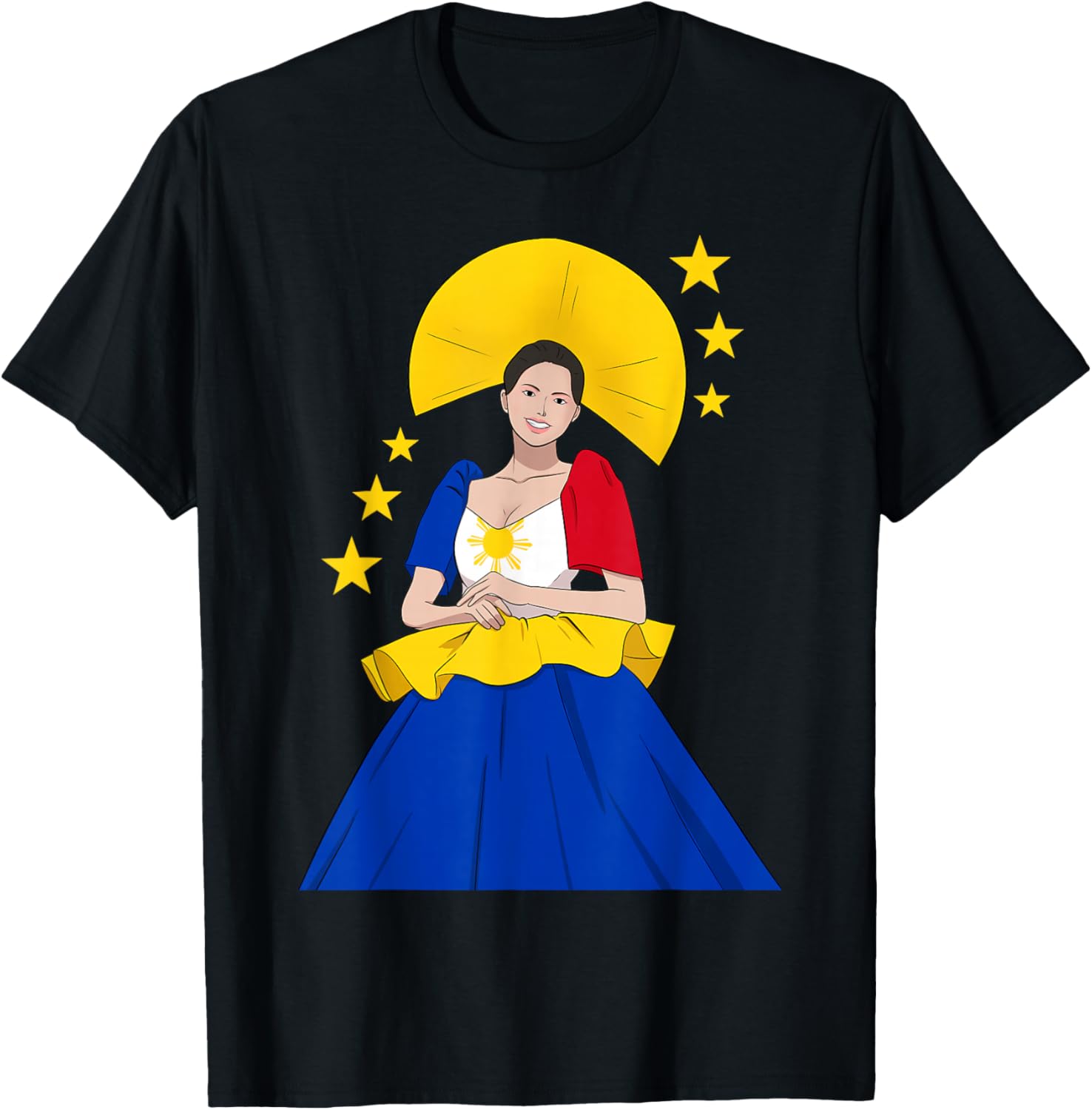 Philippines Pinay Filipina Filipiniana Proud Woman Girl T-Shirt - T-Shirt | Black