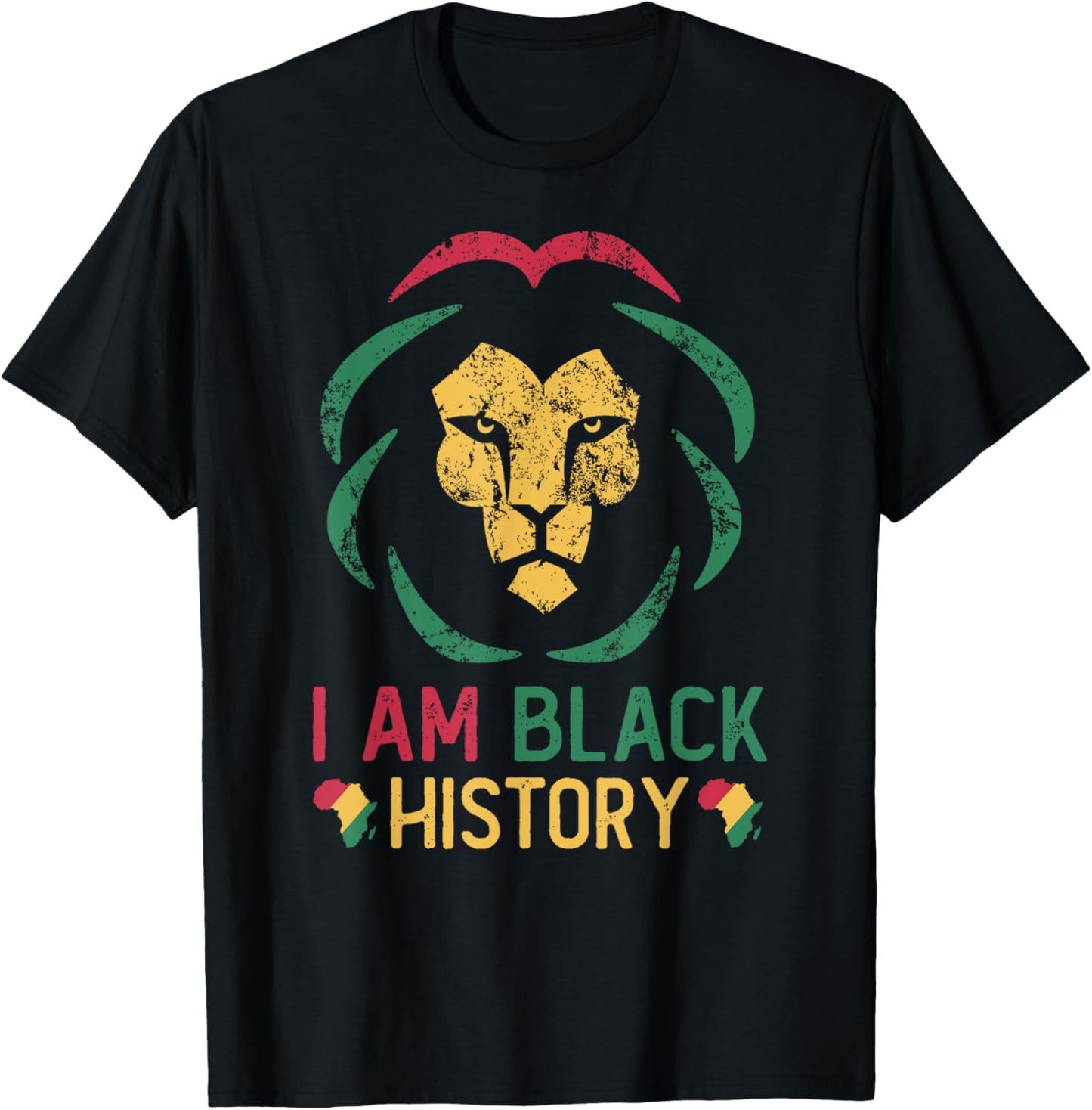 I Am Black History African American Black Pride Juneteenth T-Shirt - T-Shirt | Black