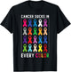 Cancer Sucks In Every Color Fighter | Funk Cancer T-Shirt - T-Shirt | Black