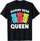 Cute Gummy Bear Art Girls Gummy Bear Lover Gummies T-Shirt - T-Shirt | Black